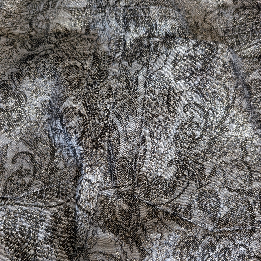 Alice + Olivia Metallic Paisley Pants - Picture 8 of 8